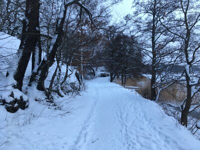 Cesta okolo zálivu Brunnsviken
