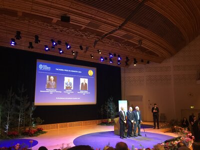 Nobelovská přednáška z chemie.
