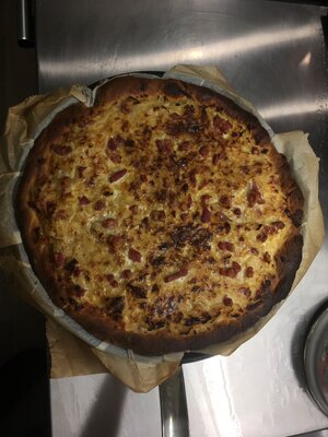 Zwiebelkuchen/Cibulový koláč/Onion cake
